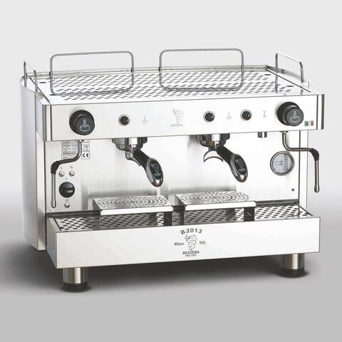 Bezzera B2016-PM 2GR-TC Yarı Otomatik Espresso Kahve Makinesi, 2 Gruplu, Tall Cup-Yüksek Şase