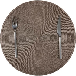 BİRADLI - Biradlı Amerikan Servis Tabak Altlığı, Kahverengi, 38 cm