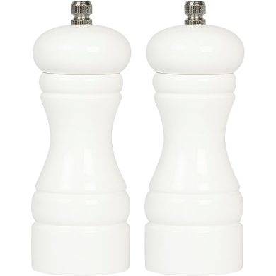 Biradlı BRD-232-2 Karabiber Değirmeni 13 cm, 2'li, Beyaz