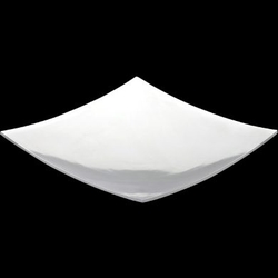 Biradlı - Biradlı Melamin Açıkbüfe Pastane Sunum Tepsi, 36x36x4 cm