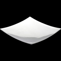 Biradlı - Biradlı Melamin Açıkbüfe Pastane Sunum Tepsi, 42x42x5 cm