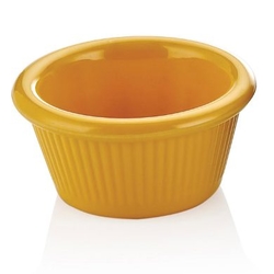 Biradlı - Biradlı Melamin Sosluk- Reçellik, Sarı, 6x3 cm