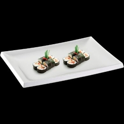 Biradlı - Biradlı Melamin Sushi Tabağı, Büyük, 40x27x2 cm