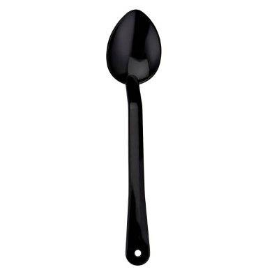 Biradlı Polikarbon Servis Kaşığı, Siyah, 34 cm