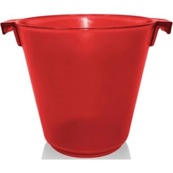 BİRADLI - Biradlı Şişe Kovası, Kırmızı, Akrilik, 28x23x23 cm