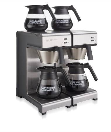 Bravilor Bonamat Mondo Twin Filtre Kahve Makinesi, 1,7 Litre x 4