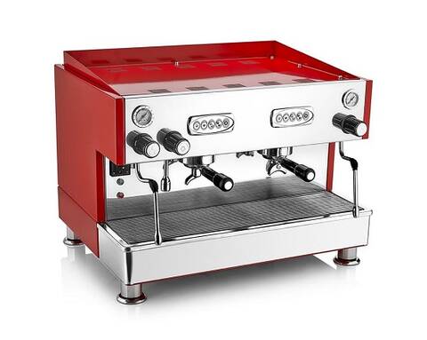Brawi Efeli EL 2 Gr Espresso Kahve Makinesi, Kırmızı