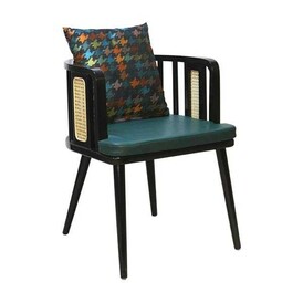 BSM - BSM AKS-487 Oval Ahşap Sandalye, 75x62 cm, Renkli