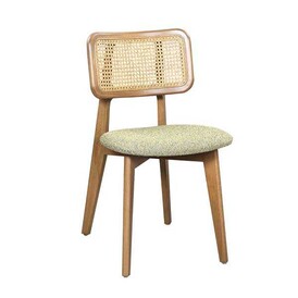 BSM - BSM AS-195 Kolçaksız Ahşap Sandalye, 81x55 cm, Açık Yeşil
