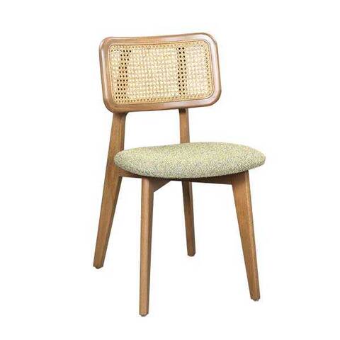 BSM AS-195 Kolçaksız Ahşap Sandalye, 81x55 cm, Açık Yeşil