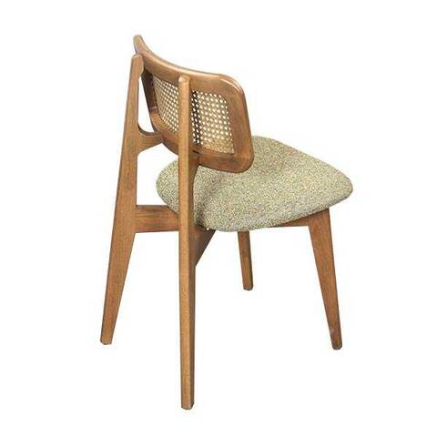BSM AS-195 Kolçaksız Ahşap Sandalye, 81x55 cm, Açık Yeşil