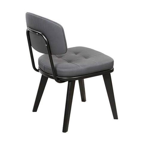 BSM AS-325 Minderli Metal Sandalye, 76x64 cm, Gri