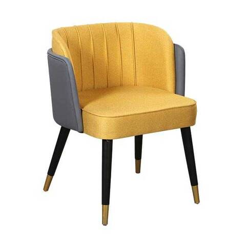 BSM K-660 Ahşap Yastıklı Sandalye, 81x61 cm, Sarı