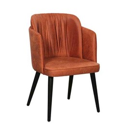 BSM - BSM K-670 Ahşap Yastıklı Sandalye, 85x60 cm, Kahverengi