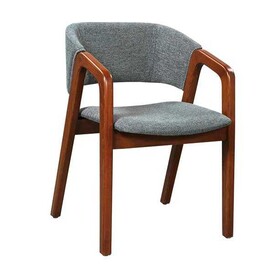 BSM - BSM K-745 B Ahşap Sandalye, 77x59 cm, Gri