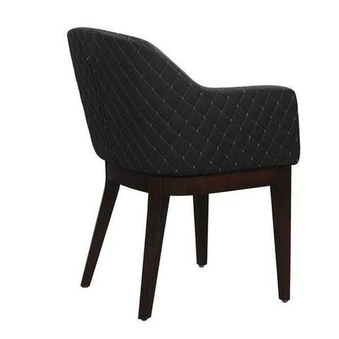 BSM POL-809 Kollu Ahşap Sandalye, 81x57 cm, Siyah