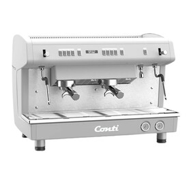 CONTI - Conti Monaco X-ONE TCI Evo Tam Otomatik Espresso Makinesi, 2 Gruplu, Beyaz