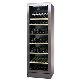 ELECTROLUX PROFESSIONAL - Electrolux Professional Cam Kapılı Şarap Dolabı, 170 Şişe, Paslanmaz Çelik, Tek ya da İki Isı Bölmeli, 5-22°C, Raf Sayısı: 6+1