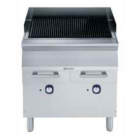 ELECTROLUX PROFESSIONAL - Electrolux Professional E7GREHGCFU Dolaplı Barbekü Izgara, 80x73x85 cm, Elektrikli