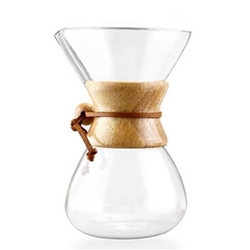 EPINOX - Epinox Cam Kahve Demleme Chemex 600 ml, Ahşap Tutacaklı