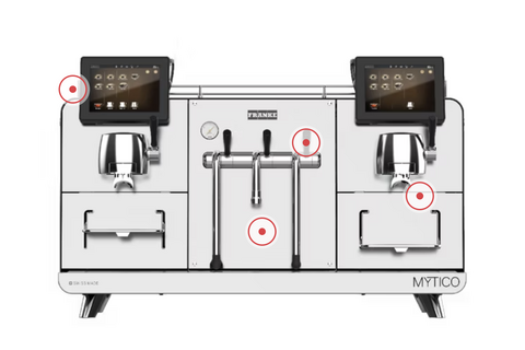 Franke Mytico Due Tam Otomatik Kahve Makinesi, 2 Gruplu