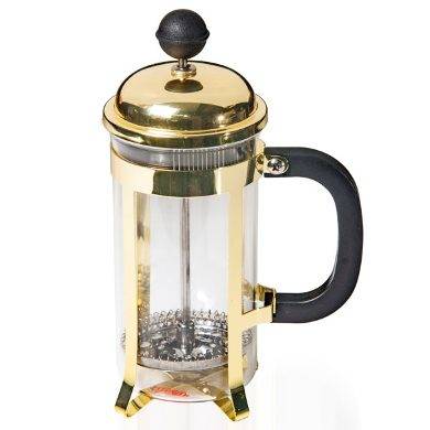 Groovy D5 French Press, Lüks, Altın, 350 cc