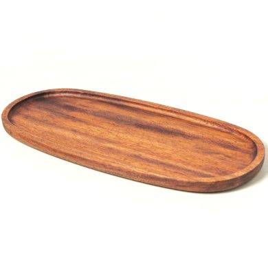 Groovy Sunum Tabağı, Oval, İreko, 38x16,5x2 cm