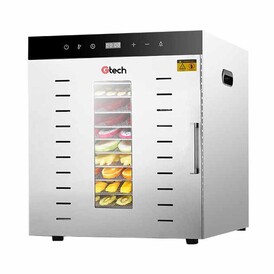GTECH - Gtech SS-12H Sebze ve Meyve Kurutucu Fırın, 12 Tepsili