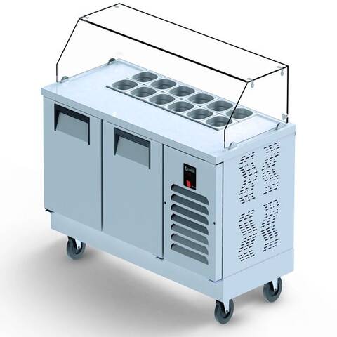 Iceinox FTS 330 Hazırlık Buzdolabı, 330 L, 2 Kapılı
