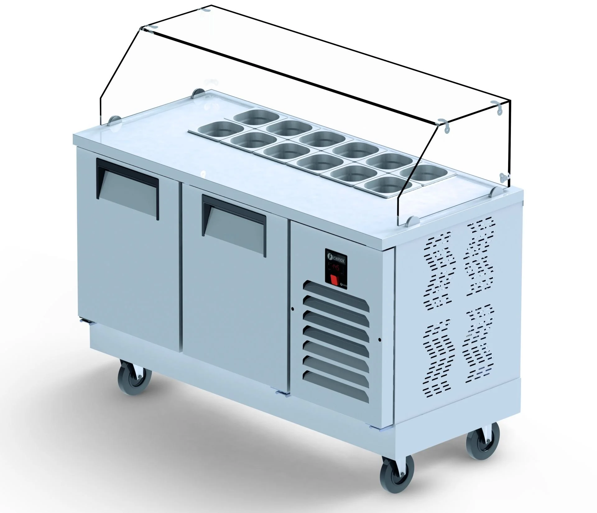 Iceinox FTS 515 Hazırlık Buzdolabı, 515 L, 3 Kapılı