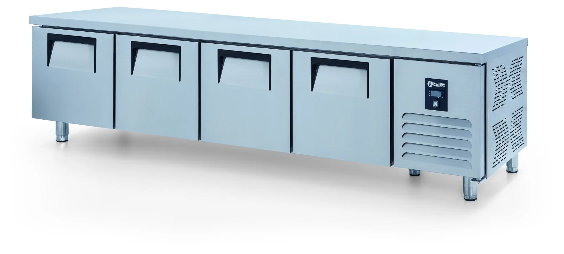 ICEINOX - Iceinox UTS 370 CR Pişirici Altı Buzdolabı, 4 Kapılı, 370 L