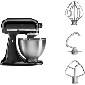 KITCHENAID - Kitchenaid 5K45SS Klasik Setüstü Mikser 4.3 Lt, Siyah