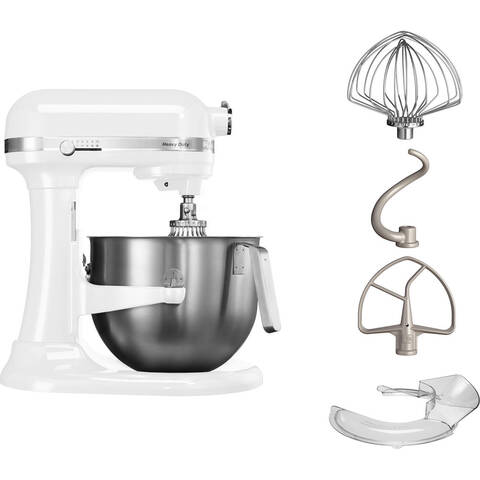 Kitchenaid 5KSM7591X Heavy Duty Setüstü Mikser 6.9 Lt, Beyaz