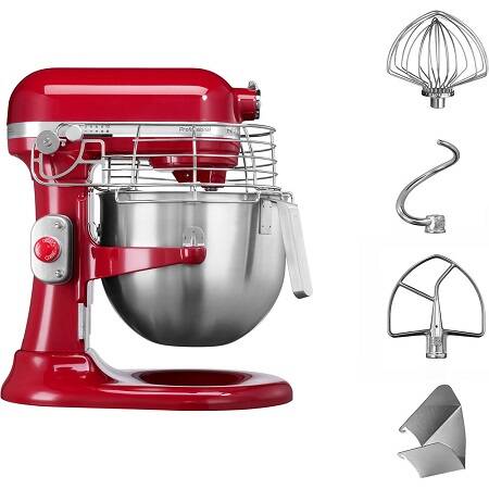 Kitchenaid 5KSM7990X Profesyonel Setüstü Mikser 6.9 Lt, Kırmızı