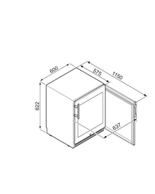 Liebherr Şarap Dolabı, 34 Şişe Kapasiteli, Vinidor, WTes1672 - Thumbnail