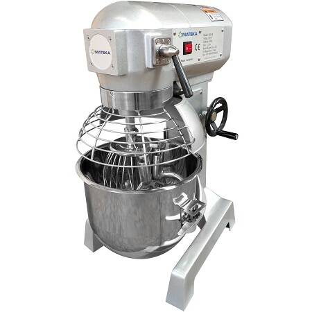 Mateka CRB 30M Planet Mikser, 30 L, Şanzımanlı, 3 Hızlı, 220V