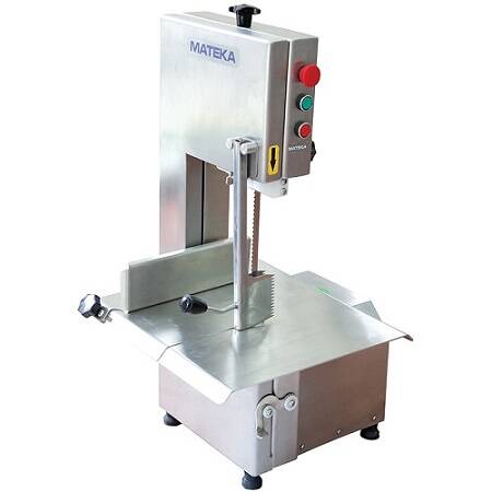 Mateka Et Kemik Testeresi, Paslanmaz, Ayaklı, Kayar Tablalı, KET 300m, 220V