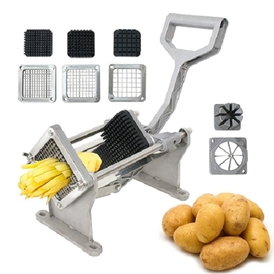 MATEKA - Mateka Kollu Patates Dilimleme Aparatı VC-1, 3 Boy ve Elma Dilimi Bıçağı