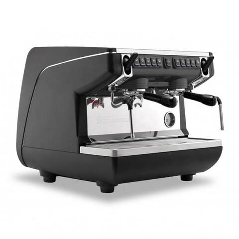 Nuova Simonelli Appia Life Compact Tall Cup Otomatik Espresso Kahve Makinesi, 2 Gruplu, Siyah