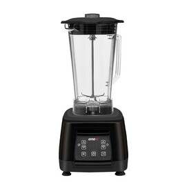 OMAKE - Omake Buz Kırıcı Dijital Bar Blender, 3 L, Kapak Sensörlü, 2200W, Siyah