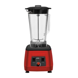 OMAKE - Omake Buz Kırıcı Manuel Bar Blender, 3 L, Kapak Sensörlü, 2200W, Kırmızı