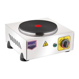 OMAKE - Remta PLT1 Tekli Pleyt Isıtıcı, 19 cm, Elektrikli