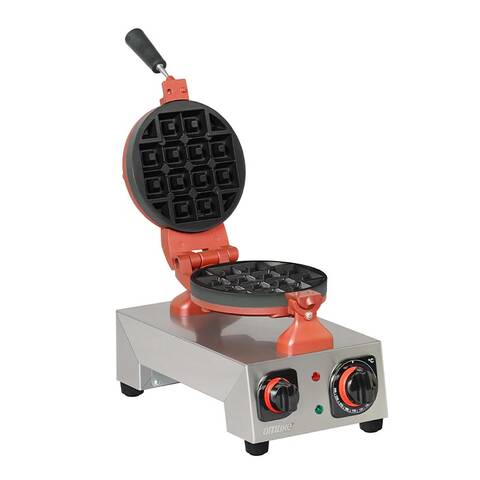 Omake Kare Tip Yuvarlak Waffle Makinesi, Tekli, Zamanlayıcılı