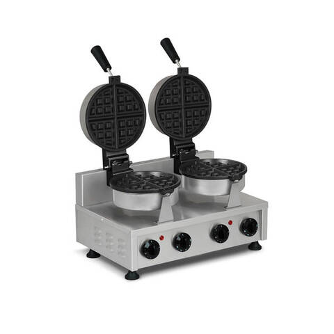 Omake WFL11.E22.Z5F Çiçek Model İkili Waffle Makinesi, Elektrikli