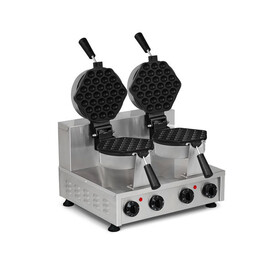 OMAKE - Omake WFL12.E22.Z5F Döner Tip Bubble Model İkili Waffle Makinesi, Elektrikli