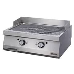OZTI - Öztiryakiler 700 Seri OGG 8070 N Set Üstü Grill Plate, Oluklu, Gazlı, 80x70x30 cm
