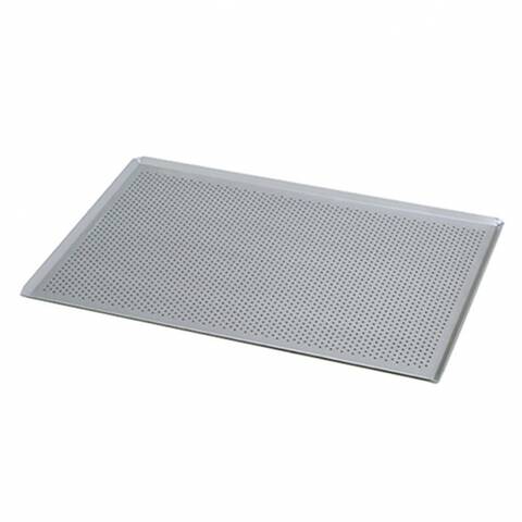 Öztiryakiler İtalyan Açılı Delikli Tava, 53x32.5 cm, Alüminyum, 2 mm, Kaplamasız