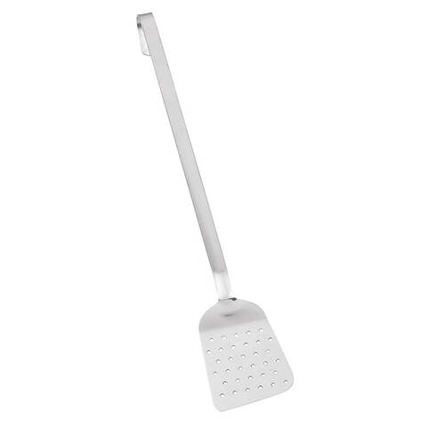 Öztiryakiler Monoblok Servis Spatulası, Kısa sap, Delikli