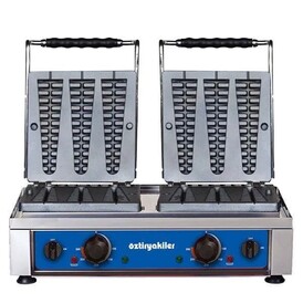 ÖZTİRYAKİLER - Öztiryakiler WF 25 E Çubuk Waffle Makinesi, İkili