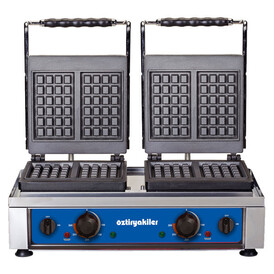 OZTI - Öztiryakiler WKM 25 02 İkili Kare Waffle Makinesi